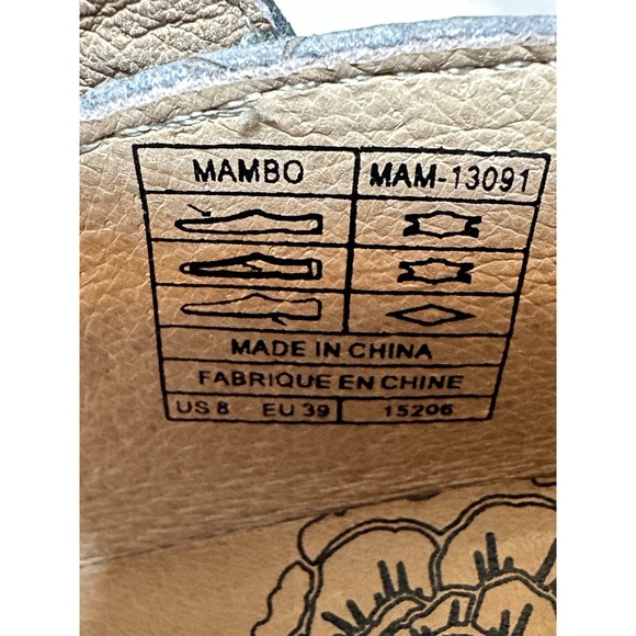 Taos Womens Mambo Leather Mary Jane Heel 1.5 " Gray Size 8 Comfort - Picture 6 of 8